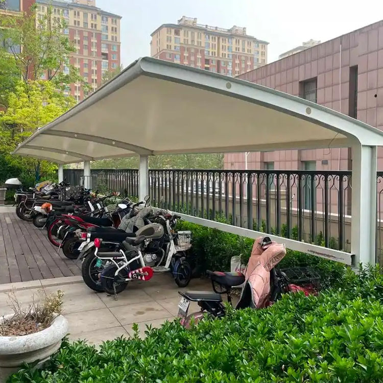 蚌埠膜结构电动车棚